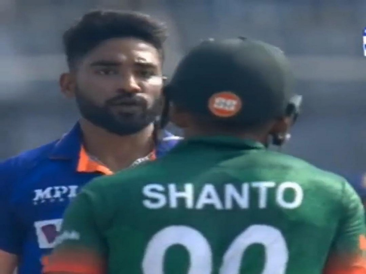 IND vs BAN 2nd ODI: मोहम्मद सिराज और नजमुल हुसैन के बीच हुई गर्मागरम बहस